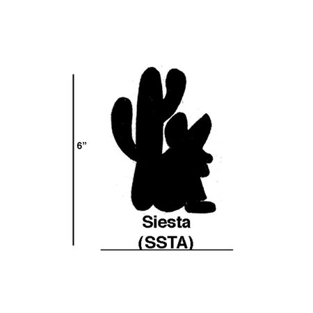 ELK STUDIO Siesta Cookie Cutters Set of 6 SSTA/S6